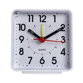 Argos Home Analogue Alarm Clock - White