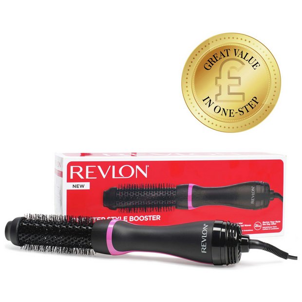 One-Step 1-1/2'' Root Booster Round Brush Dryer and Styler - Revlon