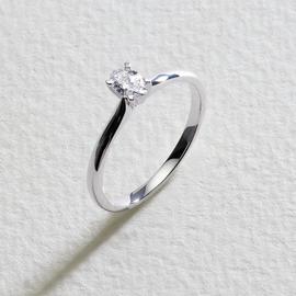 Pure Brilliance 9ct White Gold 0.25ct Lab Diamond Ring