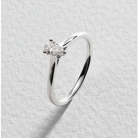Pure Brilliance 9ct White Gold 0.25ct Lab Diamond Ring