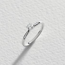 Pure Brilliance 9ct White Gold 0.25ct Lab Diamond Ring