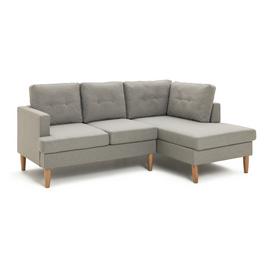 Habitat Joshua Self Assembly Right Hand Corner Sofa – Grey
