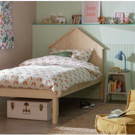 Habitat Casa Single Platform Bed Frame With Headboard - Pine
