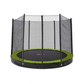 Plum Unisex's 27558 10ft Circular In Ground Trampoline with Enclosure, Black/Yellow, 10 foot Best Price and Cheapest