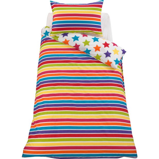 Buy ColourMatch Star and Stripe Children's Bedding Set Single at