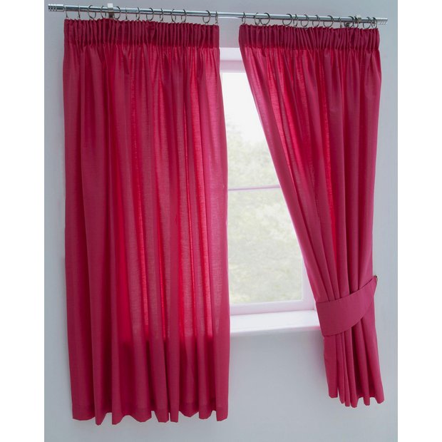 Buy ColourMatch Kids' Funky Fuchsia Blackout Curtains168x137cm at