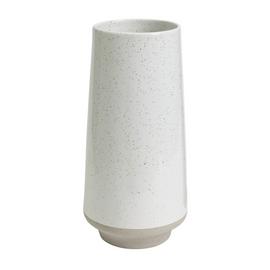 Habitat Reactive Glaze Dipped Ceramic Vase - White
