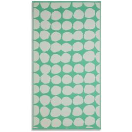 Habitat Plastic Woven Rug - Black & White