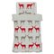 Argos Home Teddy Fleece Reindeer Bedding Set - Single