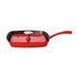 Argos Home Cast Iron Griddle Pan with Grill Bar - Red