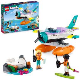 LEGO Friends Sea Rescue Plane Toy with Whale Figure 41752