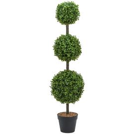 Garden by Sainsbury's Artificial Triple Ball Bay Tree In Pot