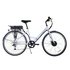 E-Plus New White 27 inch Wheel Size Hybrid Electric Bike