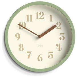 Jones Clocks Modern Analogue Wall Clock - Green