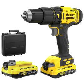Stanley Fatmax 2Ah Cordless Hammer Drill - 18V