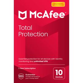 McAfee Total Protection 1 Year 10 Device & 5 VPN Device