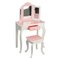 Teamson Kids Star Print Toy Vanity Set - Pink & White