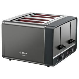 Bosch TAT5P445GB Designline Egro 4 Slice Toaster Anthracite
