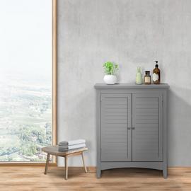Teamson Home Glancy 2 Door Cabinet - Grey