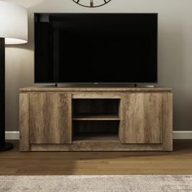 GFW Canyon 2 Door TV Unit - Natural