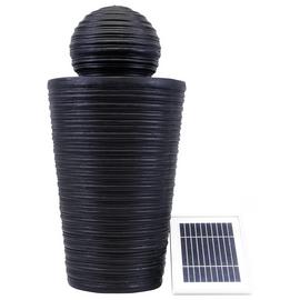 Gardenwize Solar Plinth And Ball Water Feature