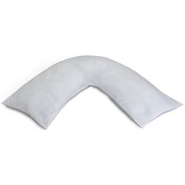 Habitat V Shaped Support Pillow with Pillowcase - White