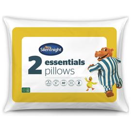 Silentnight Essentials Rolled Soft Pillow - 2 Pack