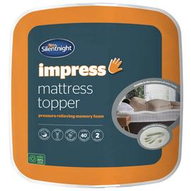 Silentnight 2.5cm Memory Foam Mattress Topper