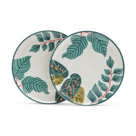 Habitat x Kew Set of 2 Ceramic Side Plate