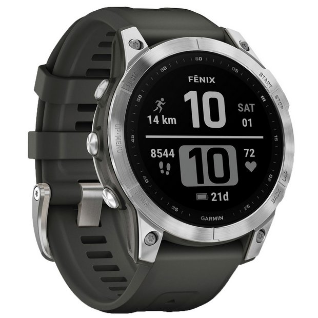 Buy Garmin Fenix 7 Smart Watch Silver Smart watches Argos