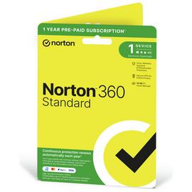 NORTON 360 Standard 1 Device, 1 year auto-renew subscription