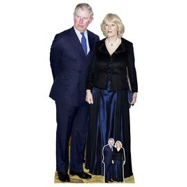 Star Cutouts King Charles Queen Camilla Cardboard Cutout