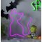Argos Home Halloween Neon Cat Light