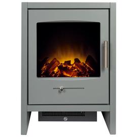Adam Bergen Electric Stove-Grey