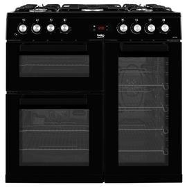 Beko KDVF90K 90cm Dual Fuel Range Cooker - Black
