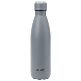 Smash Grey Stainless Steel Water Bottle - 500ml