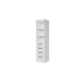 MADE BY WOOOD - Etagère colonne blanche pin massif connect Best Price and Cheapest