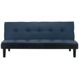 Birlea Aurora Clic Clac Velvet Sofa Bed - Midnight Blue