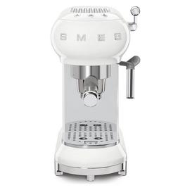 Smeg ECF01 50's Style Retro Espresso Coffee Machine - White