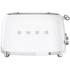 Smeg TSF03WHUK 50's Style Retro 4 Slice Toaster - White