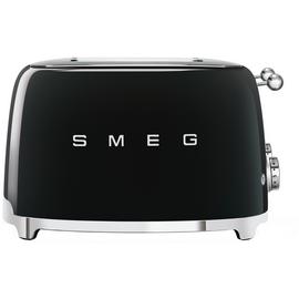 Smeg TSF03BLUK 50's Style Retro 4 Slice Toaster - Black