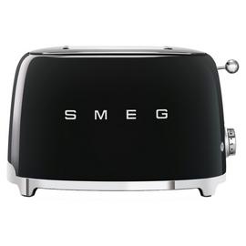 Smeg TSF01BLUK 50's Style Retro 2 Slice Toaster - Black
