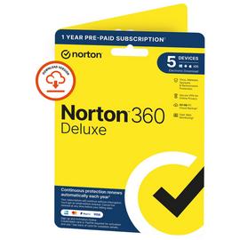 Norton 360 5 Devices 12 Month Digital Download
