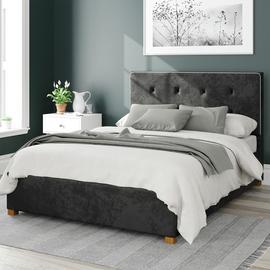 Aspire Presley Velvet Ottoman Bedframe