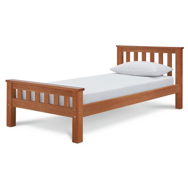 Pine double deals bed frame argos