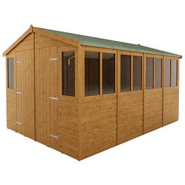 Rowlinson Shiplap Workshop Shed - 9x12ft