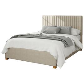 Aspire Grant Weave Superking Ottoman Bedframe - Cream