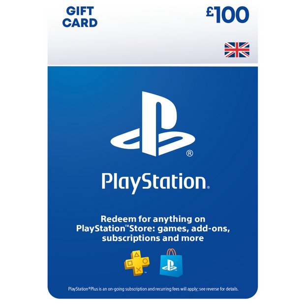 100 pound ps4 gift on sale card