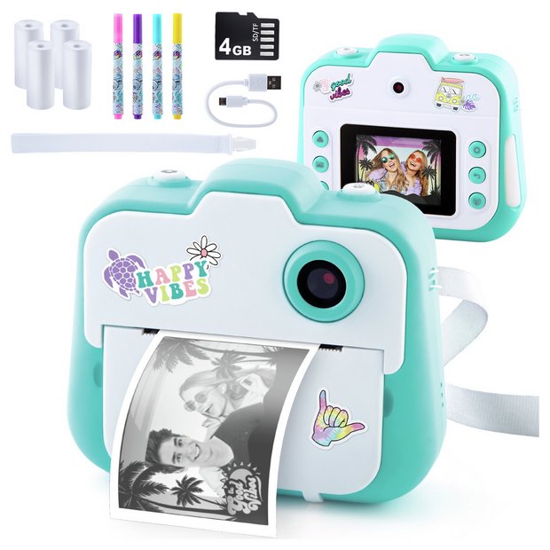 Children Instant Print Camera with Thermal Printer Digital Photo Camera  (Blue)