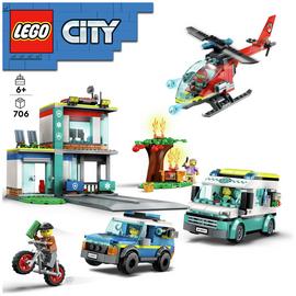 LEGO City Police Emergency Vehicles HQ Building Set 60371